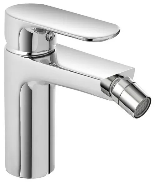 Miscelatore bidet in ottone cromato con piletta click clack Kreo