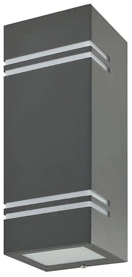 Applique da esterno QUAZAR7 2xGU10/11W/230V IP44 grigia