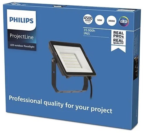 Philips - Proiettore LED da esterno PROJECTLINE LED/50W/230V IP65 3000K