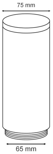 Paralume di ricambio OSLO bianco/antracite