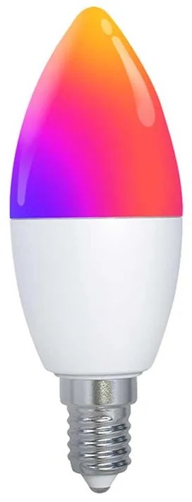 Lampadina Matter LED Wifi Smart Multicolore RGB Dimmerabile E14 6W 470Lm App Compatibile con Amazon Alexa e Google Home