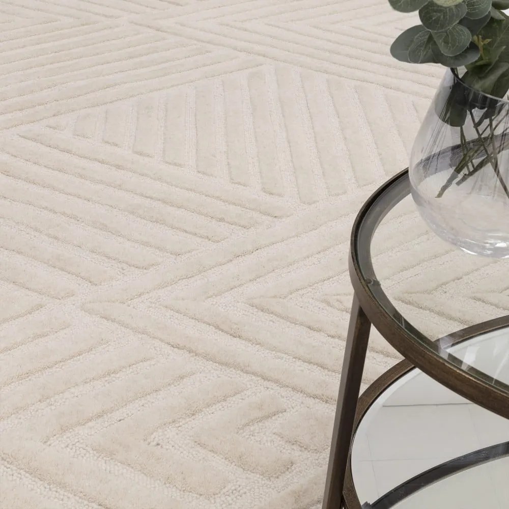 Tappeto in lana crema 200x290 cm Hague - Asiatic Carpets