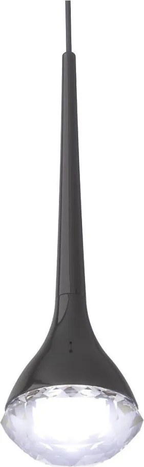 Open Design OR84795 - Lampadario LED sospeso CRIMA LED/7W/230V nero