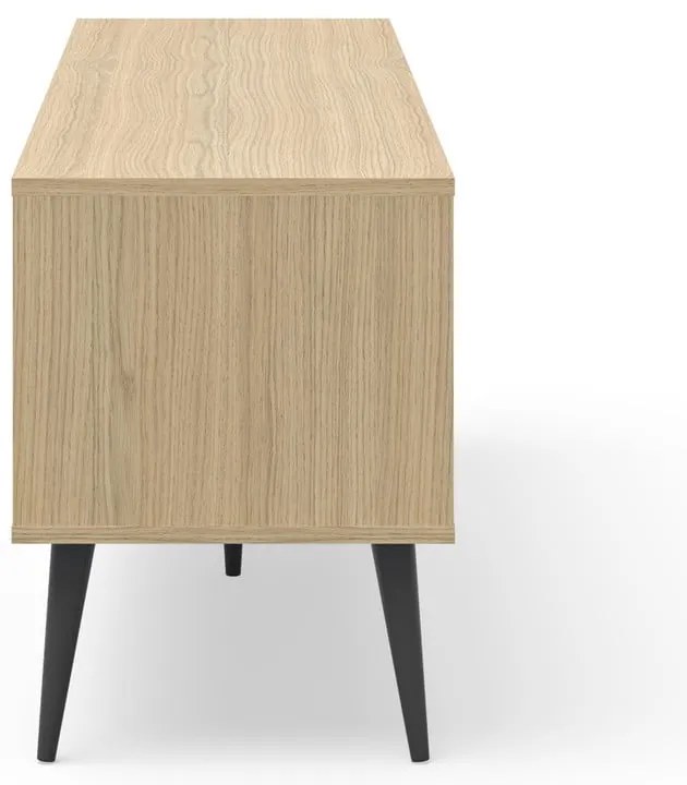 Tavolo TV in rovere di colore naturale 150x54 cm Lake - TemaHome