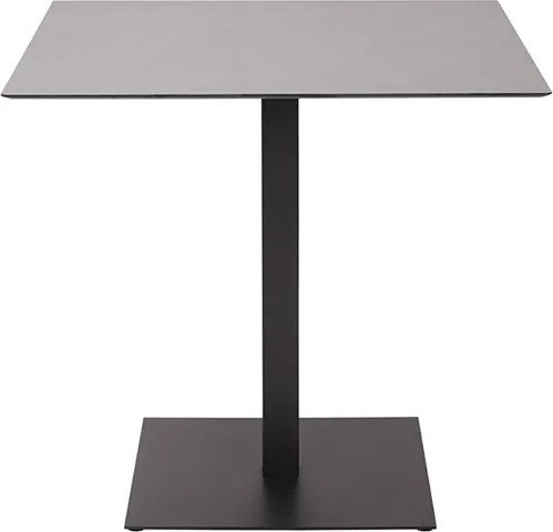 Tavolo quadrato da bar pub ristorante per esterno 80x80 cm piano in HPL Cemento H 74