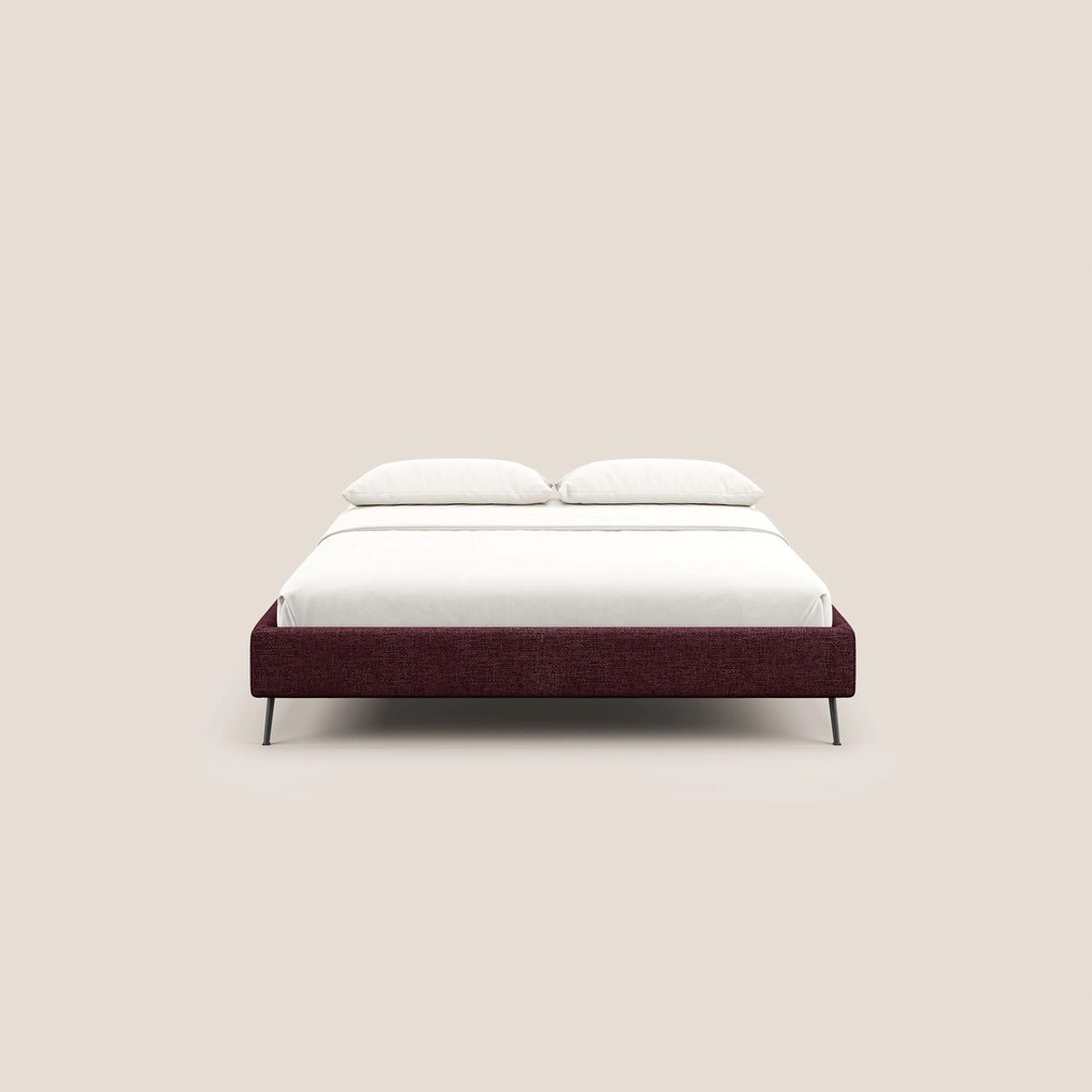 Steve sommier giroletto piedi alti in tessuto impermeabile T10 bordeaux