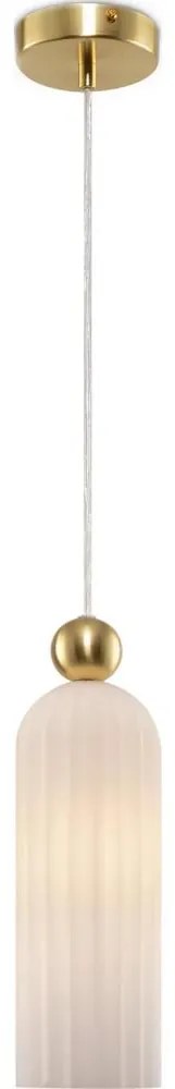 Maytoni MOD302PL-01W - Lampadario a sospensione con filo ANTIC 1xE14/40W/230V oro/bianco