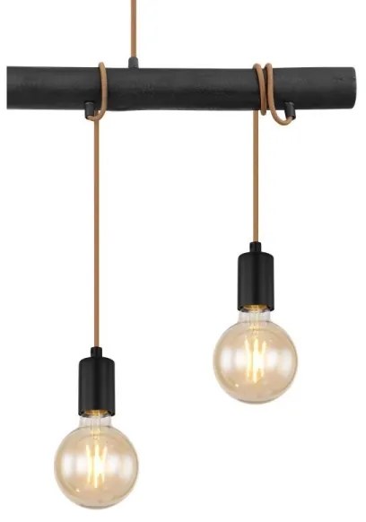 Globo 15459-4H - Lampadario a sospensione con filo LEO 4xE27/60W/230V