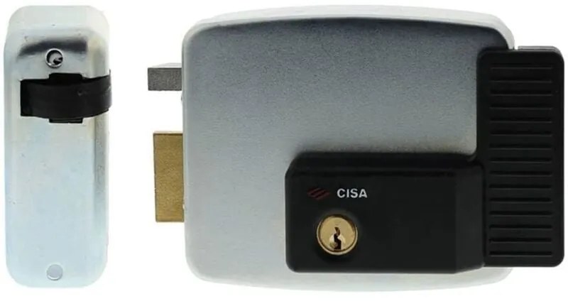Cisa - elettroserratura da applicare a cilindro fisso MM.50 destra con tettuccio
