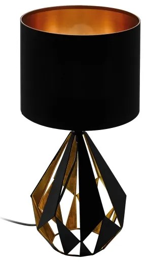 Eglo 43077 - Lampada da tavolo CARLTON 1xE27/60W/230V