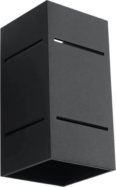 Applique da Parete Rettangolare BLOCCO G9 in Alluminio