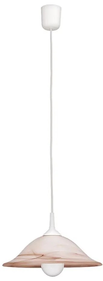 Rabalux 3955 - Lampadario ALABASTRO 1xE27/60W/230V vetro alabastrino