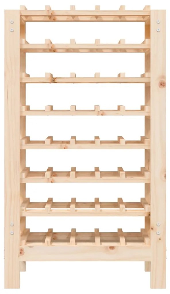 Portavini 61,5x30x107,5 cm in legno massello di pino