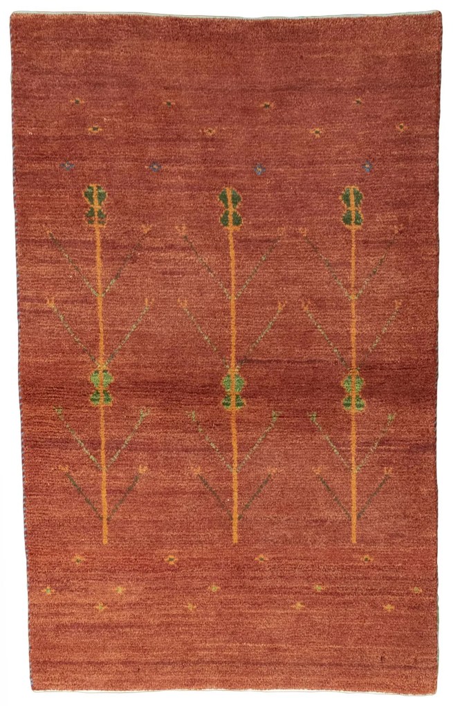 Gabbeh Tappeto persiano 130 x 80 Rosso (Iran) Annodato A Mano