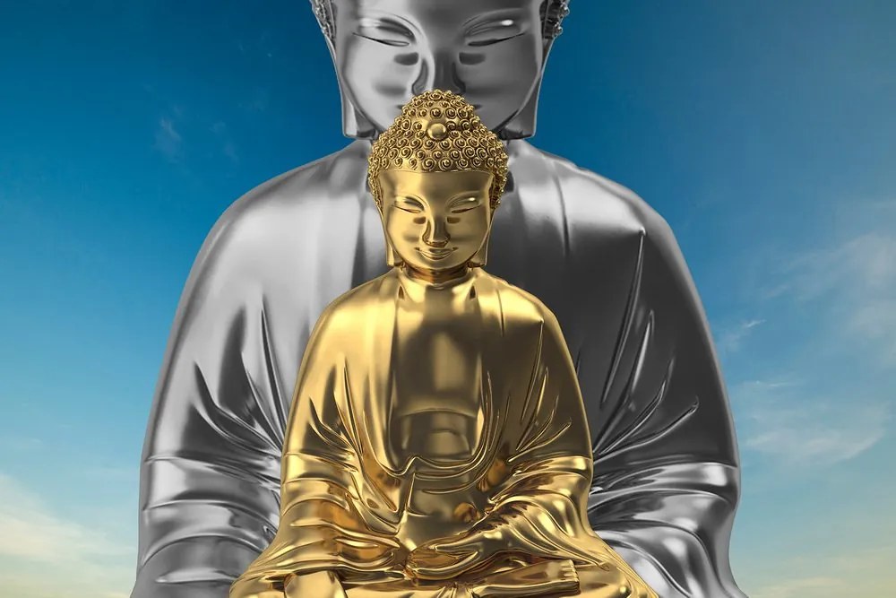 Stampa su tela – Buddha in meditazione