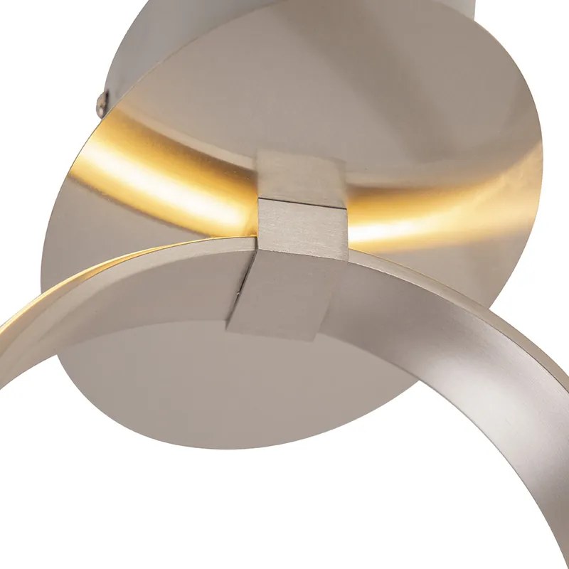 Plafoniera di design in acciaio dimmerabile con LED - Viola Due