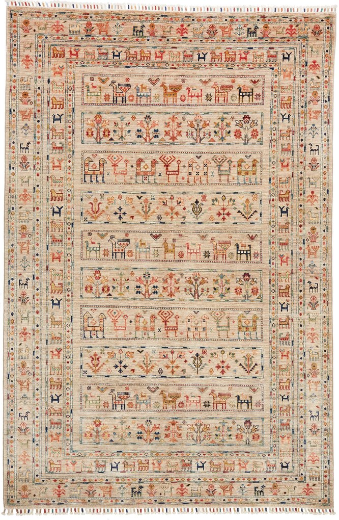 Samarkand Tappeto 250x170 Grigio (Pakistan) Annodato A Mano