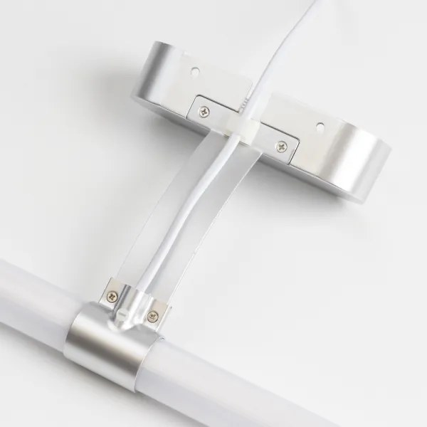 Brilagi - Lampada LED per specchio da bagno TUBEO, 6W/230V, 40 cm, IP44, argento