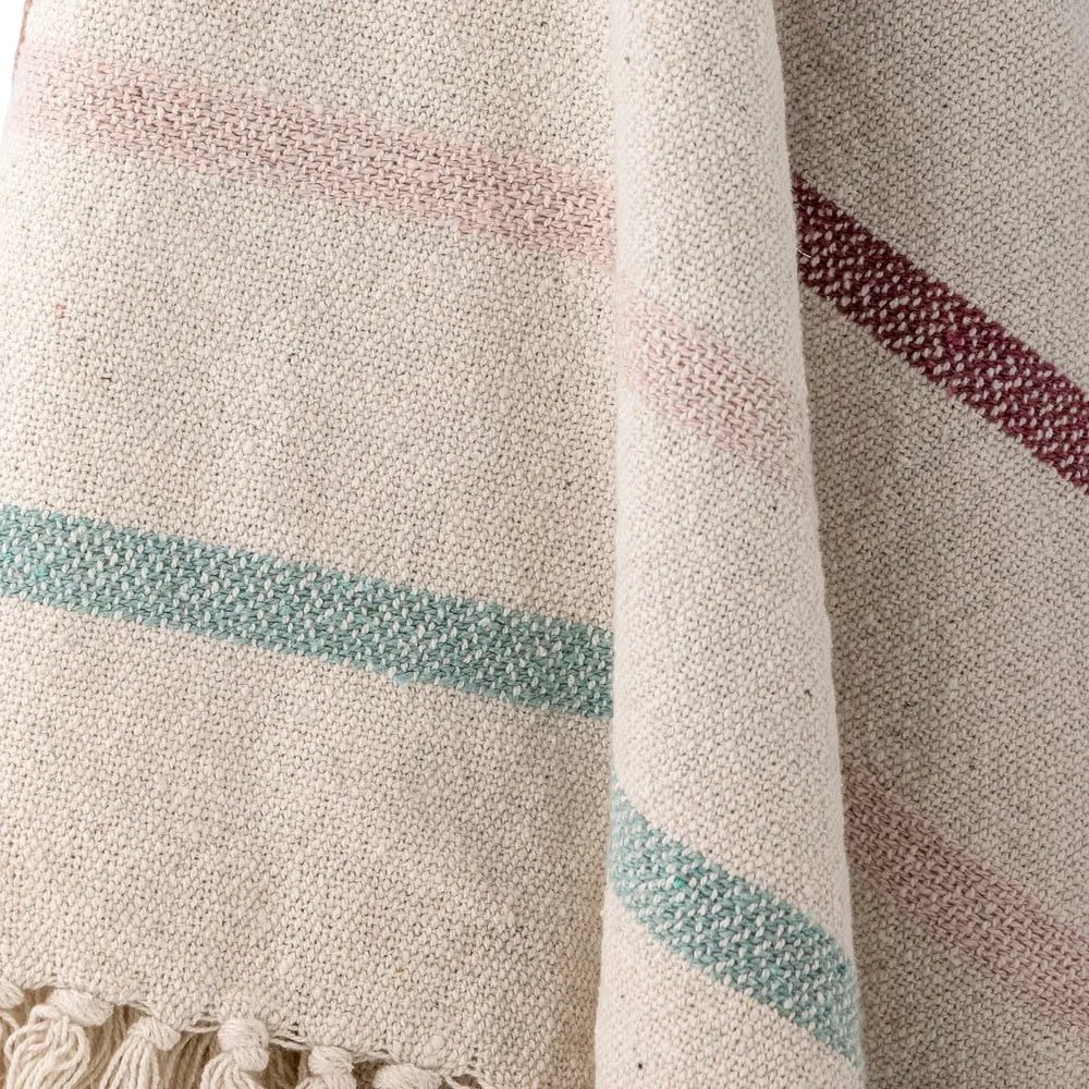 Coperta panna 130x160 cm Frey - Bloomingville Mini