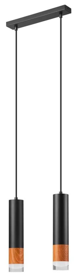 Lampadario a sospensione con filo AURELIA 2xGU10/10W/230V