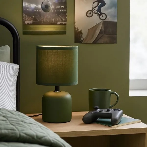 Rabalux 74055 - Lampada da tavolo DAPHNI 1xE14/40W/230V verde