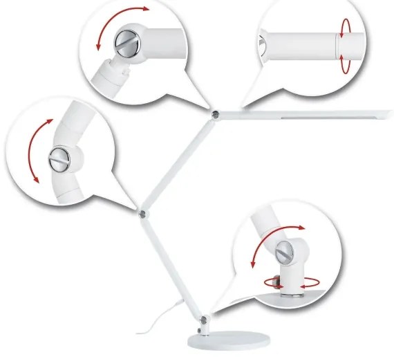 Paulmann 78911 - LED/10,6W Lampada da tavolo dimmerabile FLEXBAR 230V 3000/4000/6500K