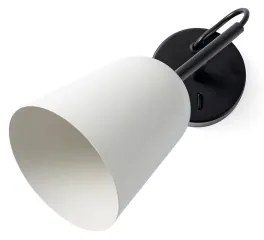 FARO 28258 - Applique STUDIO 1xE14/8W/230V bianco/nero