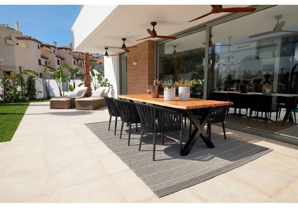 Passatoia da interno/esterno grigia 85x200 cm Belle Concrete – Pappelina