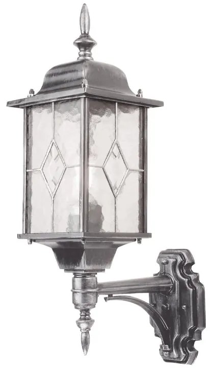 Applique classico chic da esterno WX1 nero IP44 1X E27 ELSTEAD