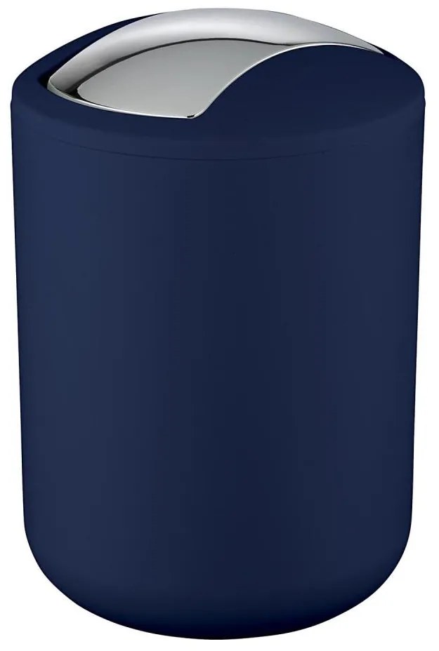 WENKO 22520100 - Cestino BRASIL 14x21 cm blu/cromato lucido