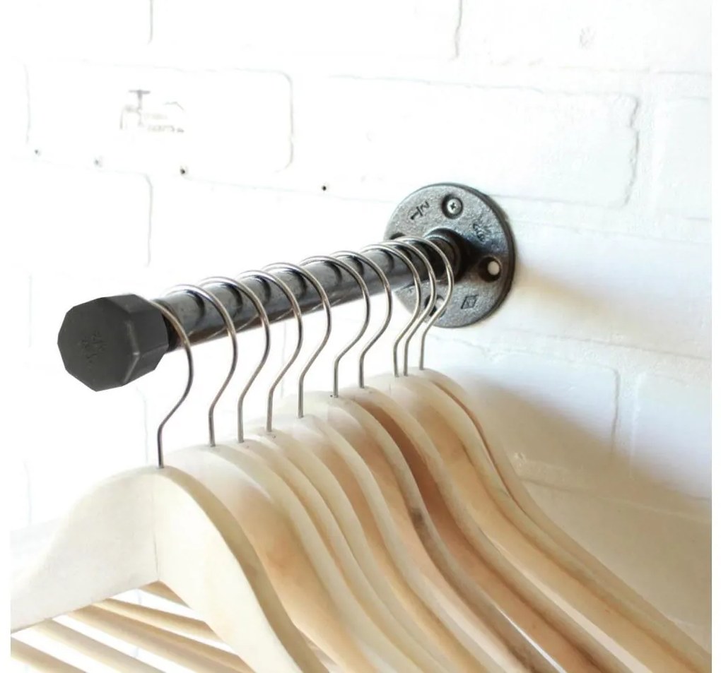 Supporto per appendiabiti BORURAF 8x22 cm