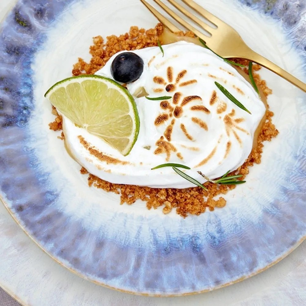 Piatto in gres blu , ⌀ 20 cm Brisa - Costa Nova