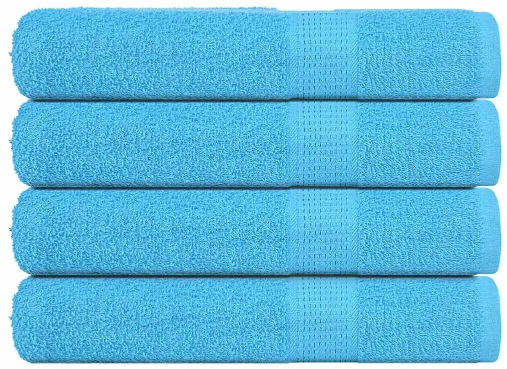 Asciugamani 4 Pz Turchesi 100x200 Cm 360 G/m² 100% Cotone /