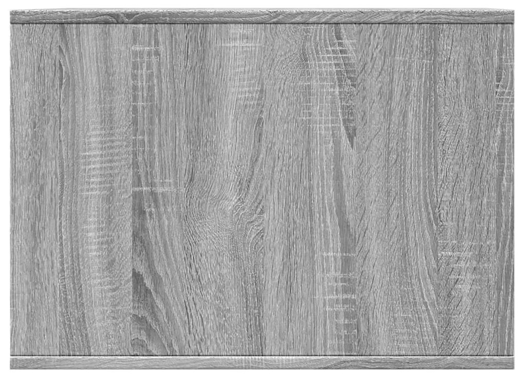 Recinto lettiera gatti grigio sonoma 47x59x42 cm in truciolato