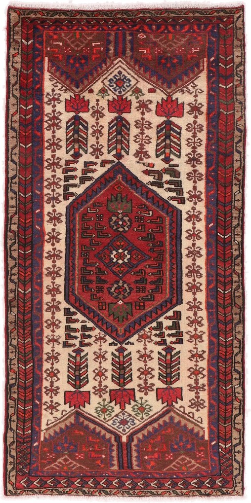 Hamedan Tappeto 210x100 (Iran) Annodato A Mano