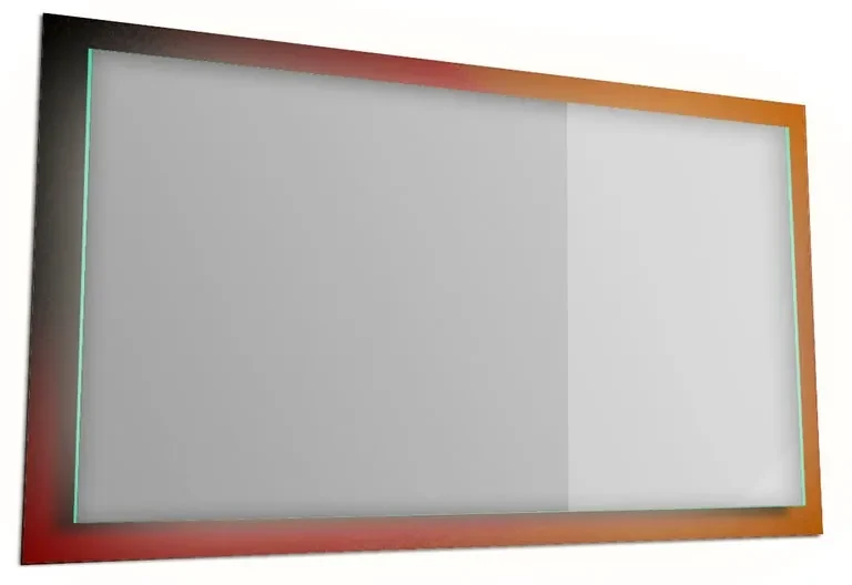 Specchio con illuminazione integrata bagno rettangolare Rust L 120 x H 120 x P 2.5 cm
