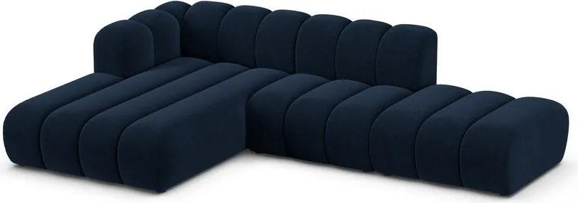 Divano angolare blu scuro ad angolo sinistro Lupine - Micadoni Home
