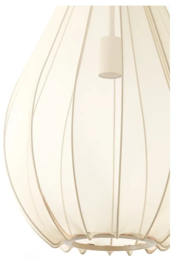 Lampadario beige con paralume in tessuto ø 38 cm Itela - Light &amp; Living