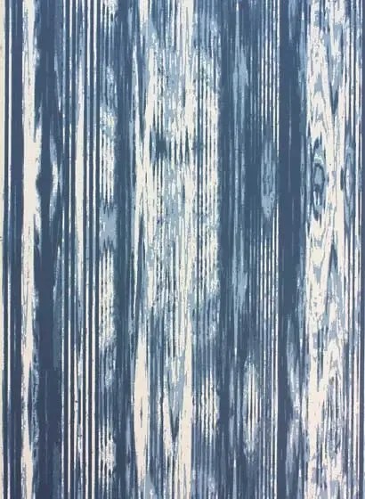 Steifentapete Pampelonne von Nina Campbell - Indigo