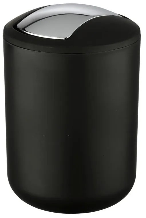 Cestino nero S, altezza 21 cm Brasil - Wenko