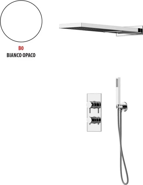 Kit incasso doccia Soffio bianco