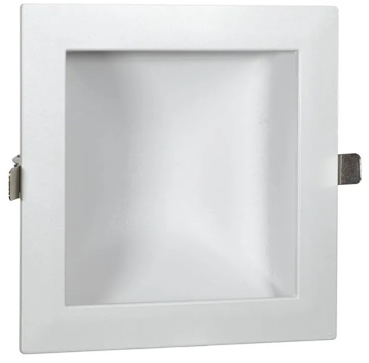 Faro LED da incasso Quadrato Luce INDIRETTA 20W Foro 155x155mm Colore Bianco Naturale 4.000K