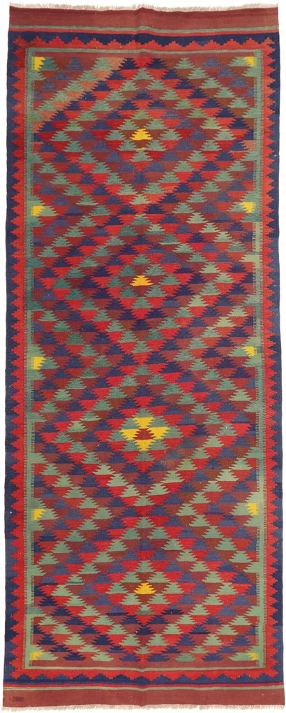 Kilim Tappeto persiano 150x380 (Iran) Tessuto A Mano