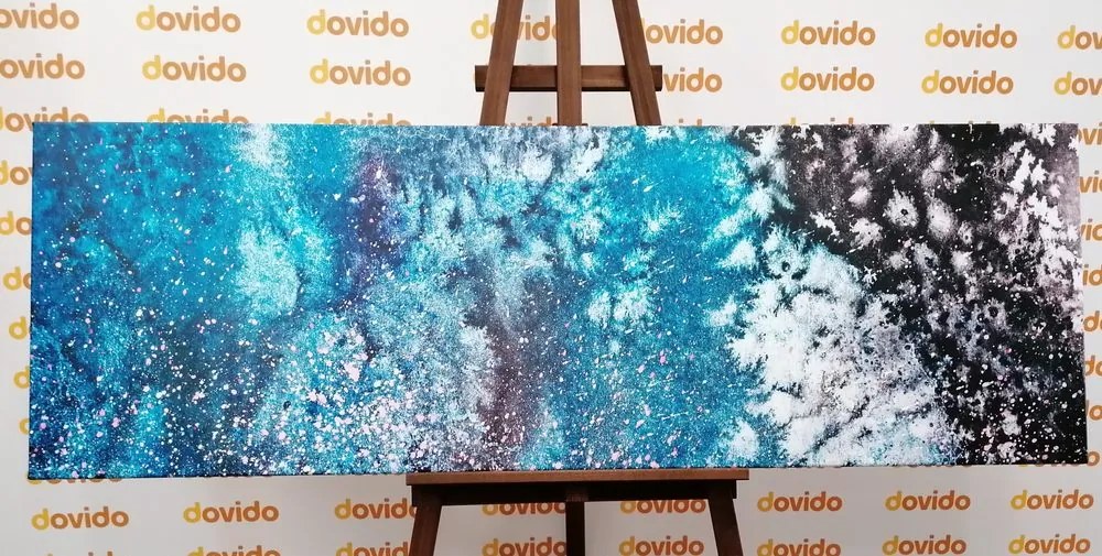 Quadro su tela – Astrazione con colori ad acquerello