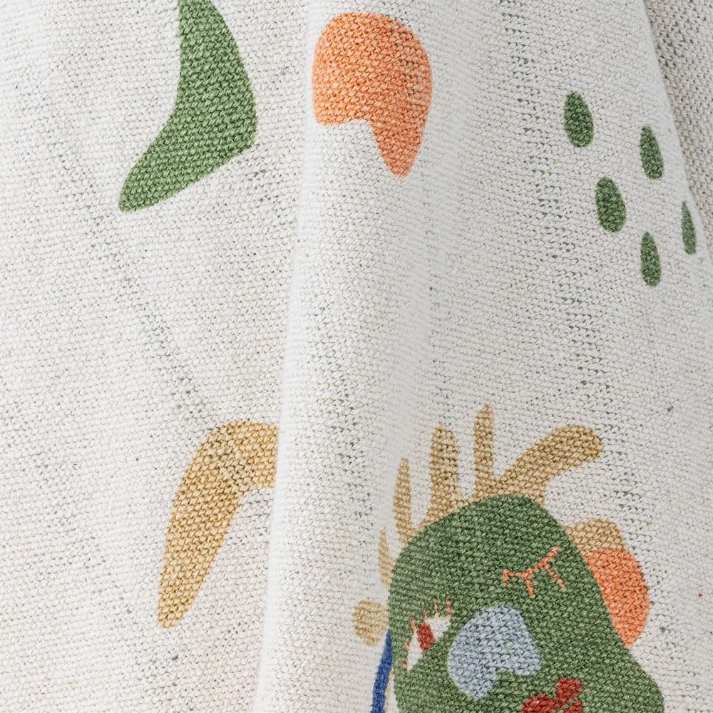 Coperta per bambini color crema in cotone riciclato 130x160 cm Sylvie – Bloomingville Mini