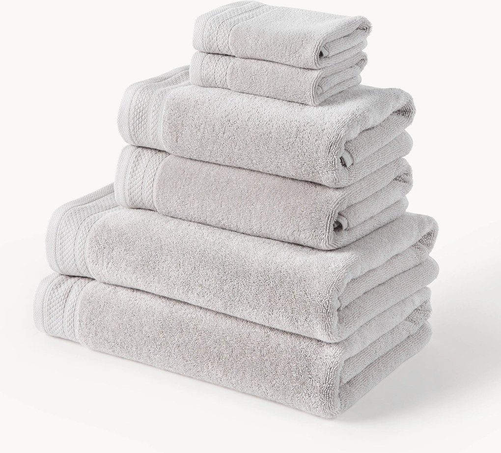 Set di asciugamani in cotone organico Premium, varie misure