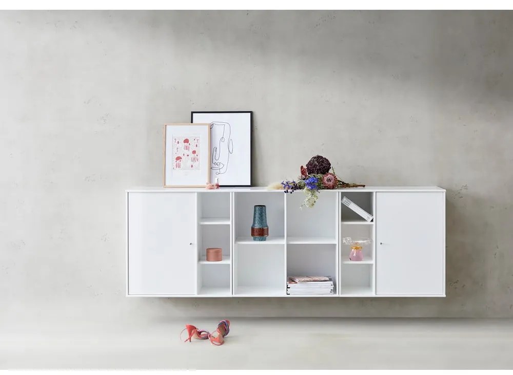 Cassapanca a muro bianca Hammel , 206 x 69 cm Mistral Kubus - Hammel Furniture