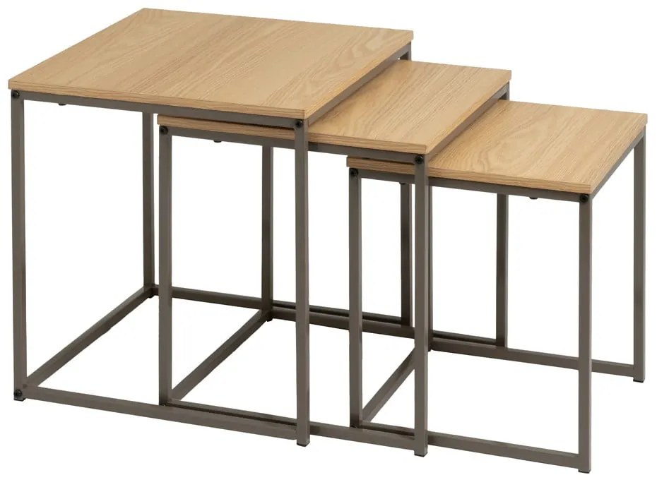 Set di 3 tavoli pieghevoli 40x40 cm - Casa Selección