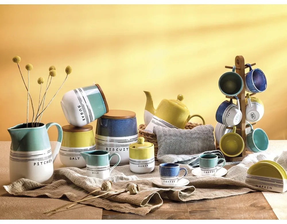 Brocca in gres bianco-verde Homify - Villa Altachiara