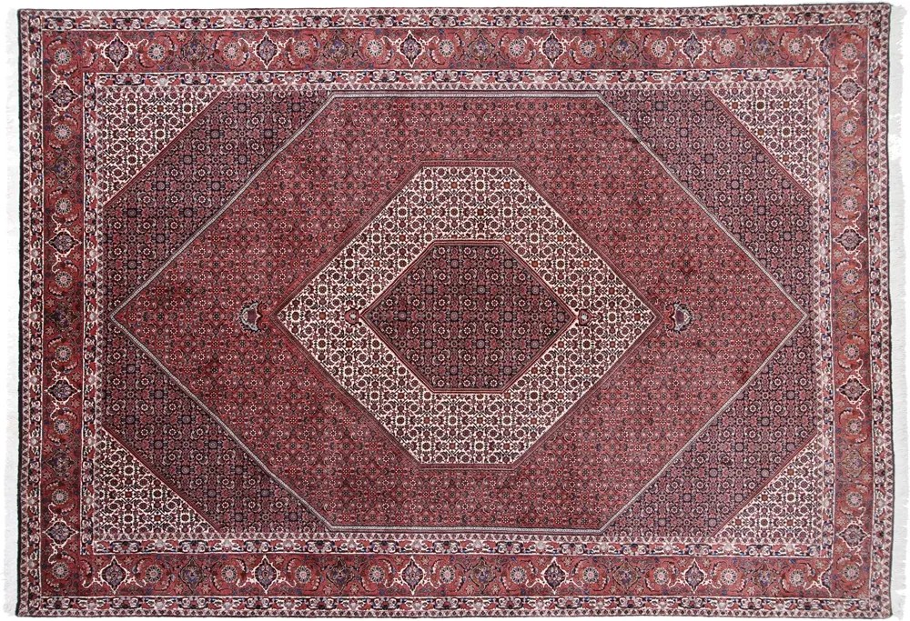 Bidjar Tappeto 250 x 360 Rosa (Iran) Annodato A Mano